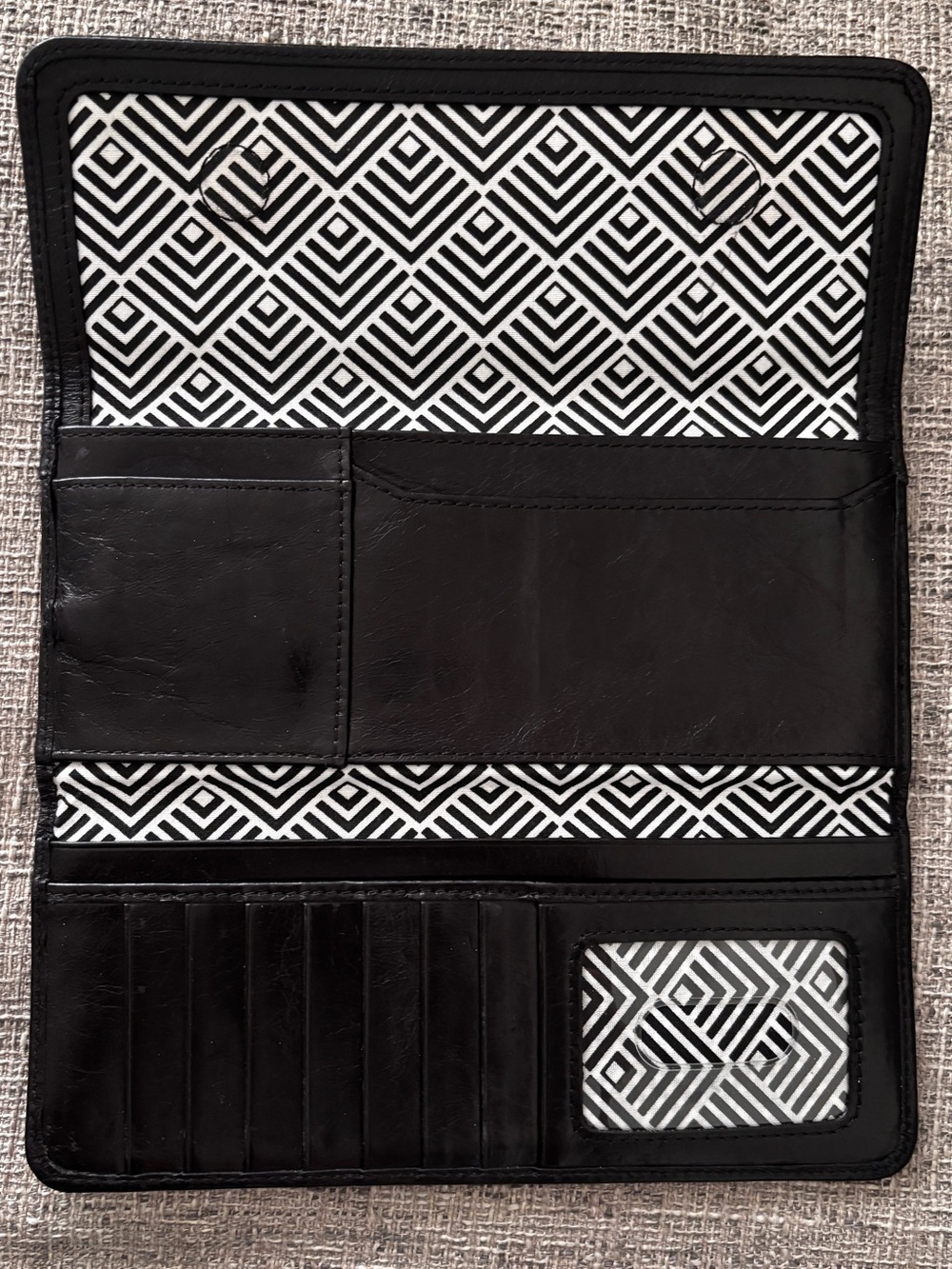 HOBO Black & White Geometric Tote - Picture 3 of 6